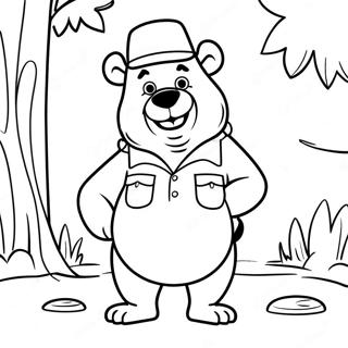 Yogi Bear Coloring Pages