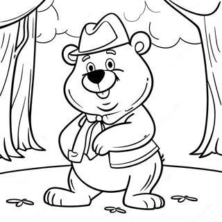 Yogi Bear Coloring Page 25071-20134