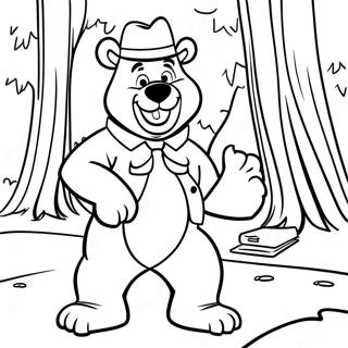 Yogi Bear Coloring Page 25071-20135