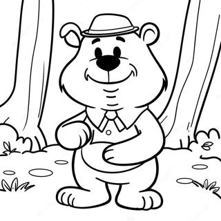 Yogi Bear Coloring Page 25071-20136