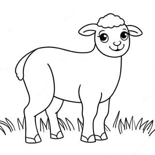 Lamb Coloring Page 25081-20138