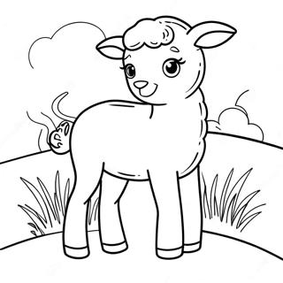 Lamb Coloring Page 25081-20139