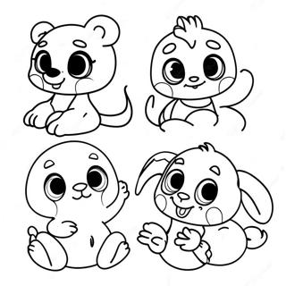 Disney Baby Characters Coloring Page 25091-20151