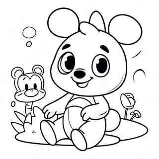 Disney Baby Characters Coloring Page 25091-20152