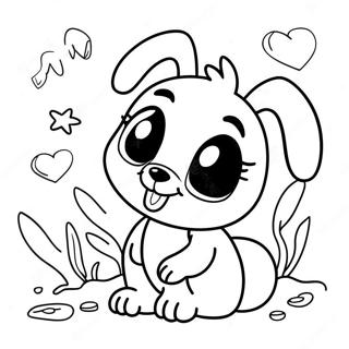 Cute Disney Baby Animals Coloring Page 25092-20155