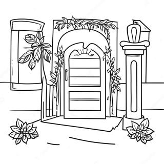 Welcome Home Coloring Page 2511-2048