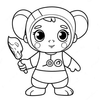 Ni Hao Kai Lan Coloring Page 25121-20172