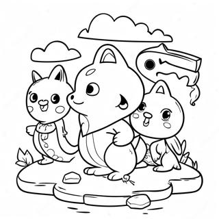 Kai Lan And Friends Adventure Coloring Page 25122-20183