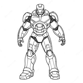 War Machine Coloring Page 25131-20178