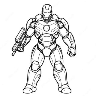 War Machine Coloring Page 25131-20180