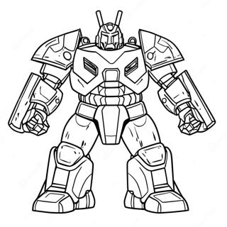 Armored War Machine Coloring Page 25132-20185