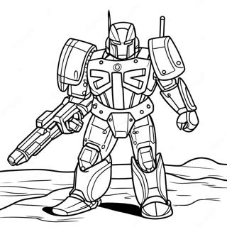 Armored War Machine Coloring Page 25132-20188