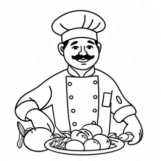 Chef Coloring Pages