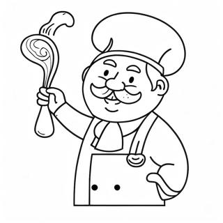 Chef Coloring Page 25141-20199