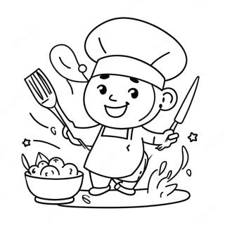 Chef Coloring Pages