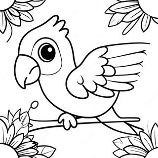 Macaw Coloring Page 25181-20224