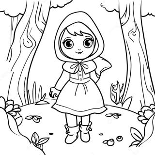 Little Red Riding Hood Coloring Page 25191-20225