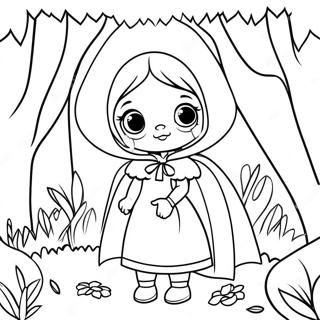 Little Red Riding Hood Coloring Page 25191-20227