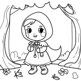 Little Red Riding Hood Coloring Page 25191-20228