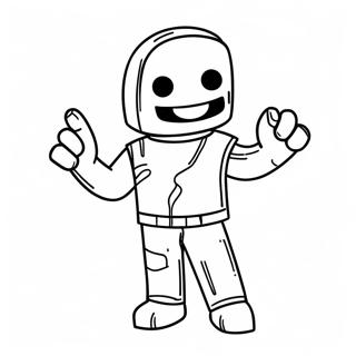 Roblox Bacon Character Coloring Page 25201-20234