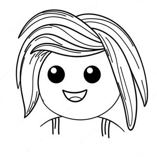 Funny Roblox Bacon Hair Coloring Page 25202-20238