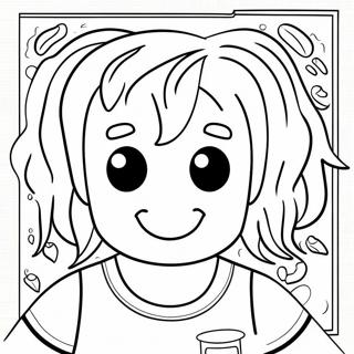 Funny Roblox Bacon Hair Coloring Page 25202-20239