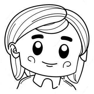 Funny Roblox Bacon Hair Coloring Page 25202-20240