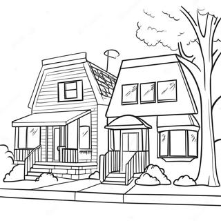 Neighborhood Coloring Pages