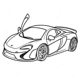 Mclaren Sports Car Coloring Page 2521-2059