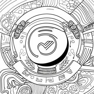 Mclaren Logo Coloring Page 2522-2063