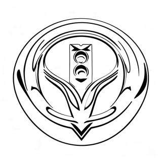 Mclaren Logo Coloring Page 2522-2064