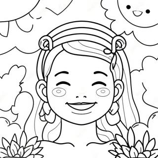 Happiness Coloring Page 25231-20260