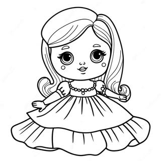 Haunted Doll Coloring Page 25242-20273