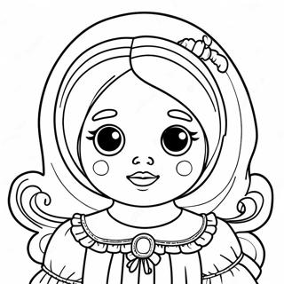 Haunted Doll Coloring Page 25242-20275