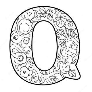 Letter Q Worksheet Coloring Page 25271-20290