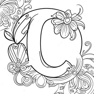 Letter Q Worksheet Coloring Page 25271-20291