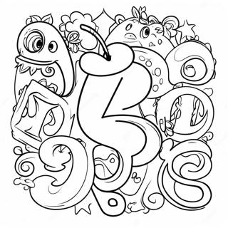 Disney Alphabet Coloring Pages