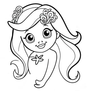 A Is For Ariel Disney Coloring Page 25282-20302