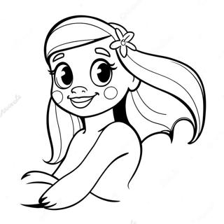 A Is For Ariel Disney Coloring Page 25282-20303