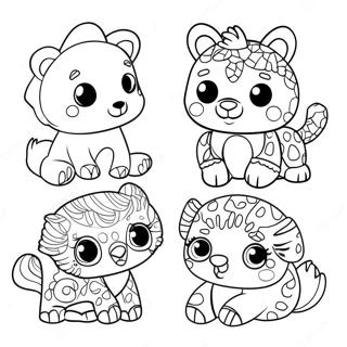 Cute Crochet Animals Coloring Page 25292-20314