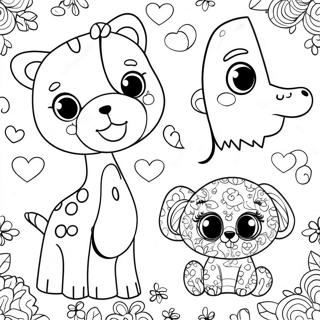 Cute Crochet Animals Coloring Page 25292-20315