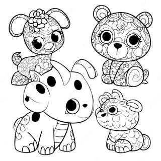 Cute Crochet Animals Coloring Page 25292-20316