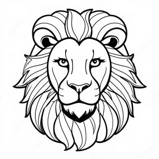 Majestic Lion Coloring Page 252-205