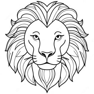 Majestic Lion Coloring Page 252-206