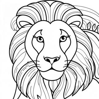 Majestic Lion Coloring Page 252-207