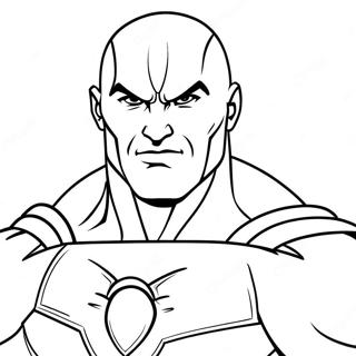 Black Adam Coloring Pages