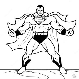 Powerful Black Adam In Action Coloring Page 25302-20322