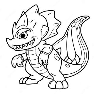 Fearsome Monster Hunter In Action Coloring Page 25312-20331