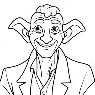 Bfg Giant With Friendly Smile Coloring Page 25322-20338