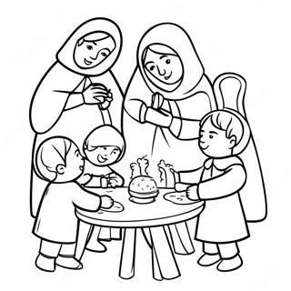 Las Posadas Coloring Pages